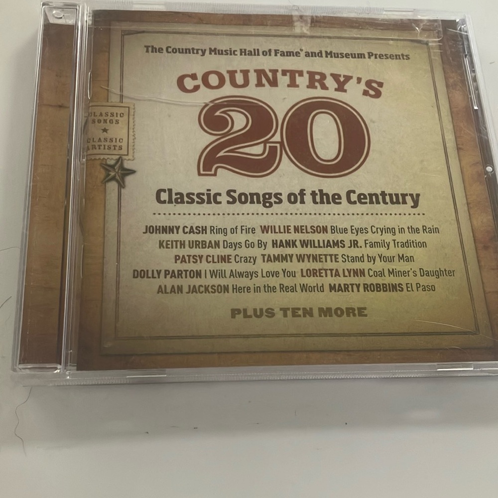 Country’s 20 classic songs of the century cd